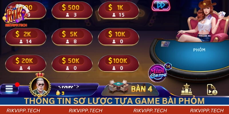 Thông tin sơ lược tựa game bài phỏm Thông tin sơ lược tựa game bài phỏm