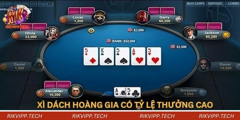 Tỷ lệ thưởng của game xì dách cao hấp dẫn Tỷ lệ thưởng của game xì dách cao hấp dẫn